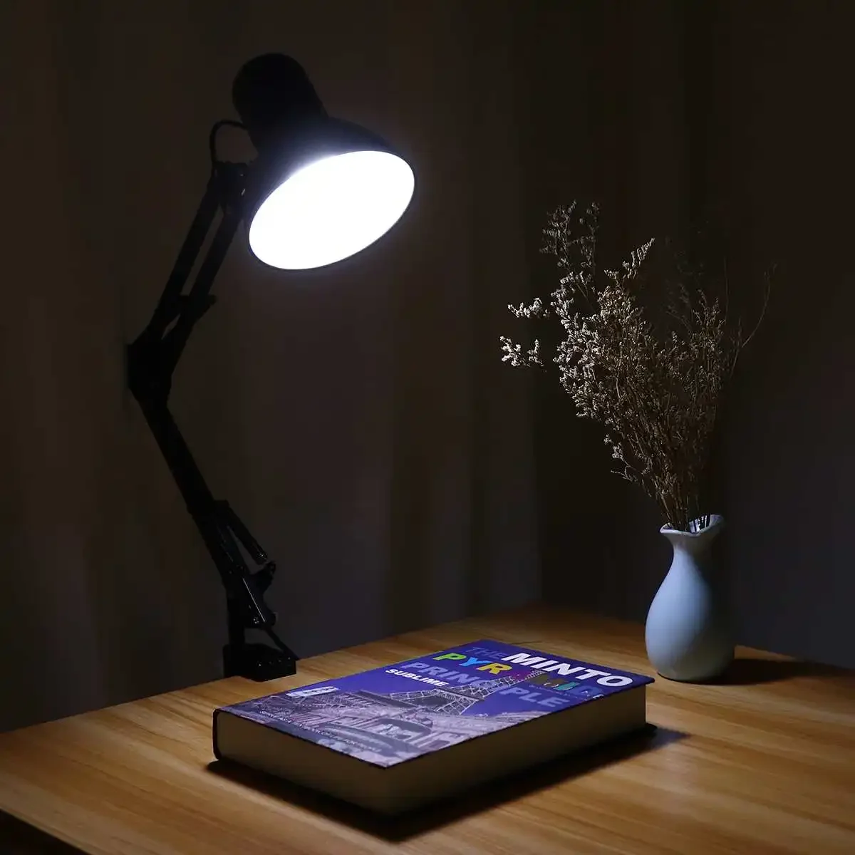 Swing Arm Clamp Lamp Image 6
