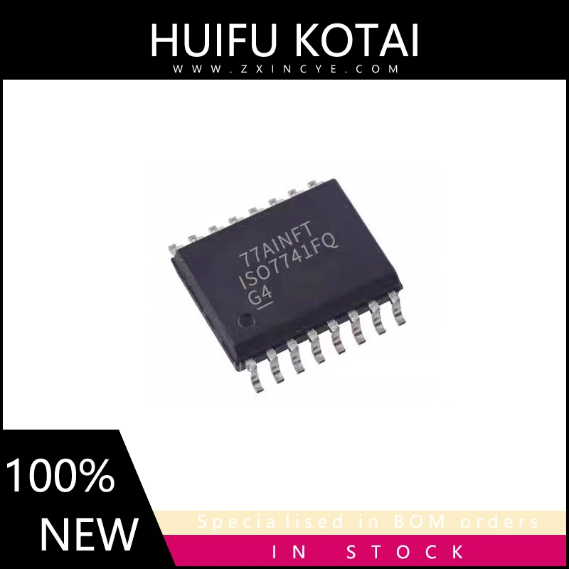 

1 шт., ISO7741FQDWQ1 SOIC-16, Новые Товары в наличии