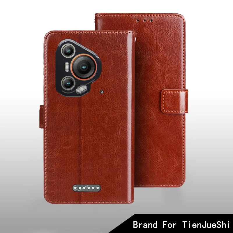 Leather Flip Case with Magnetic Stand for Oscal Pilot 3 - Business Edition