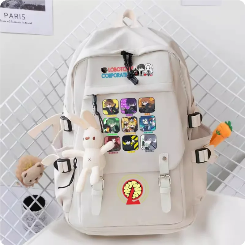 Anime Lobotomy Corporation Schoolbag Backpack High-capacity Shoulder Bag Cosplay Student Teenage Gift B653