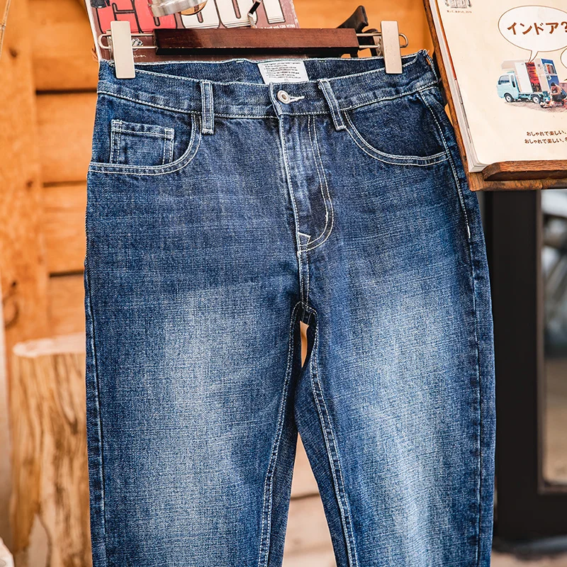【BAON】Mekeda Washing Denim Straight Pants Sf1c6cd0dcc294e79b10bb93b6efec