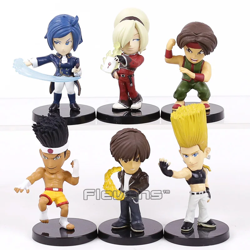 12pcs KOF Leona Heidern Yuri K Raiden Kyo Ash Elisabeth Joe