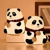 Panda Silicone Lamp Eye Protection Patting Lamp Bedroom Bedside Decoration Baby Toys Night Light 7 Colour Rechargeable LED Light 4