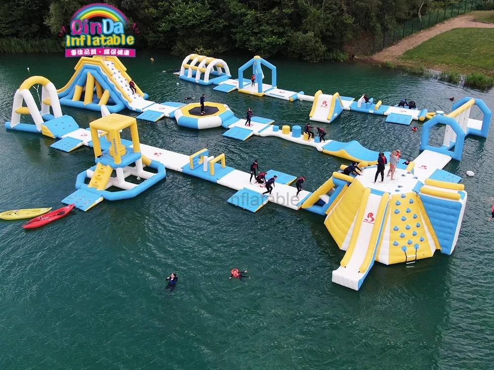 Commercial Inflatable Water Park on Sea,Inflatable Floating Water Aqua Amusement Park Equipment Game
