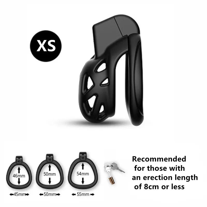 New Upgrade Cobra Penis Cage Lock with 3 Size Cock Rings Prince Albert Chasity for Couples Anti Cheating Sex Toys
