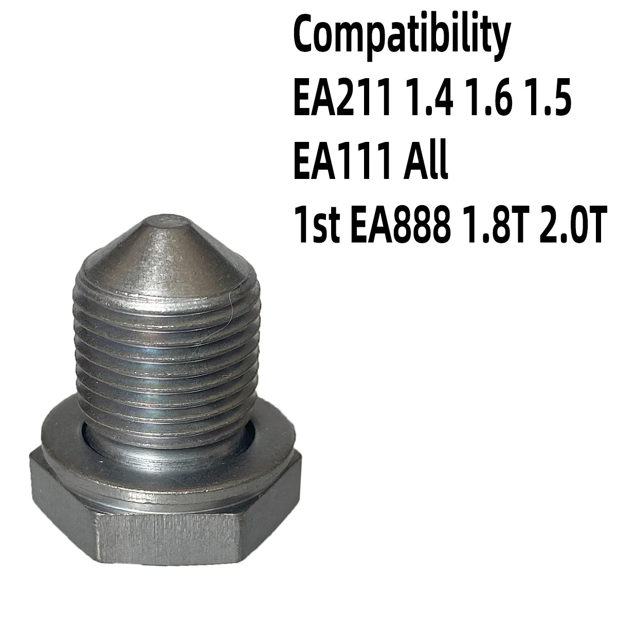 Oil Drain Plug Gasket x1 EA211 1.4 1.6 Oil Pan Drain Bolt For VW Golf 5 6 7 Passat B6 B7 Jetta Audi A3 A4 A6 Q3 Q5 Skoda Octavia 2 3 A7 Seat N90813202