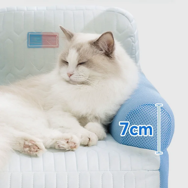 Pet Cooling Bed for Dogs Cats Ice Silk Dog Cooling Sofa Summer Dog Beds Cat Bed Washable