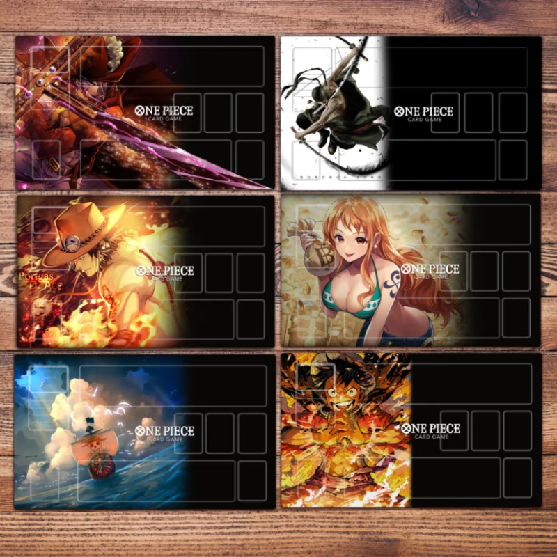 

60*35*0.2cm OPCG One Piece Dedicated GAME Card Mat Battle Against Luffy Nami Zoro Ace Mihawk Uta Shankusu Anime Toys Gifts