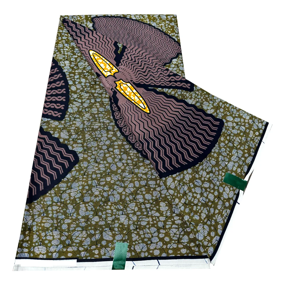 Veritable Wax Guaranteed Real wax print fabric dutch hollandais pagne africa Dress Cotton