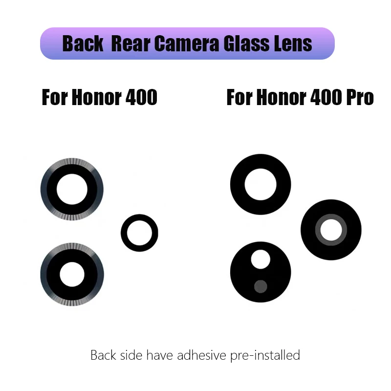 Back Rear Camera Glass Lens Cover - Lens Repair Replacement Part