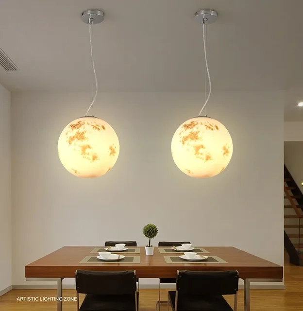 Full Moon Led Pendant Light 4