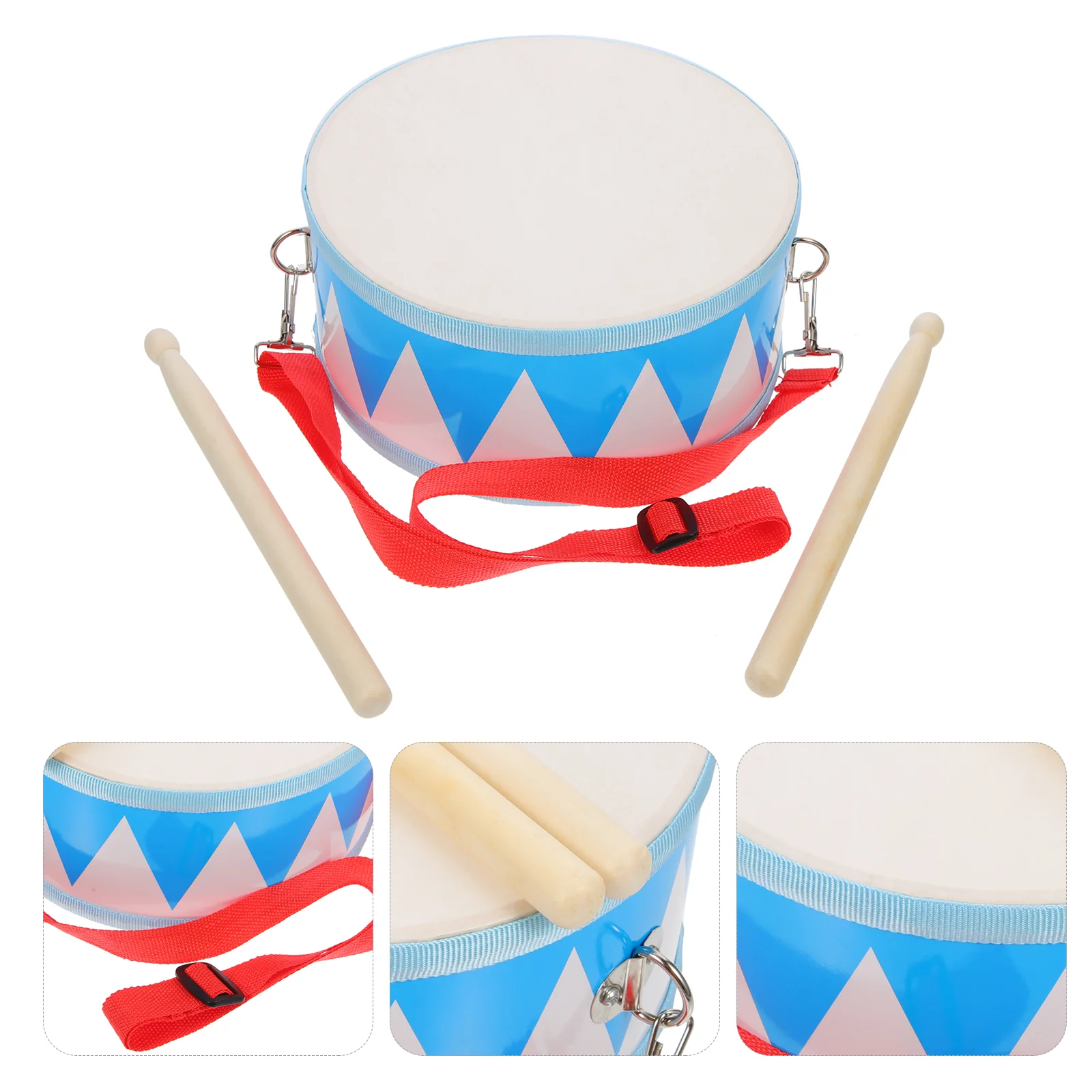 

Percussion Drum Toy Music Instrument Children Snare Kids Plaything Musical Puzzle Polyester Wooden Children's