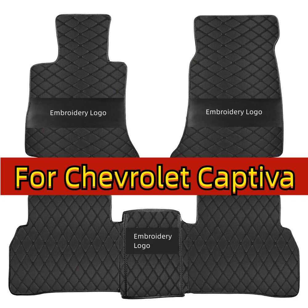 

Car Mats For Chevrolet Captiva 7seat C100 C140 2012~2016 Auto Carpets Leather Floor Mat Rugs Pad Interior Parts Car Accessories