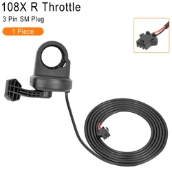 Waterproof 3 - Pin Thumb Throttle for Electric Bicycles and Scooters (Right)