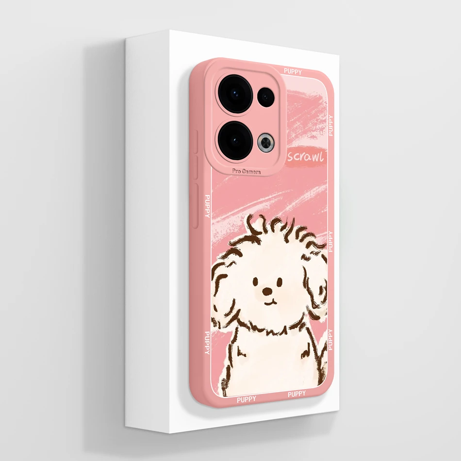 Cute Cat Panda Soft Liquid Silicone Phone Case - Full Coverage Anti-Drop Back Cover