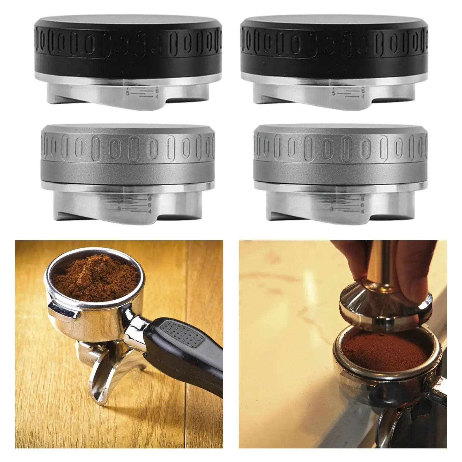 Cafe Espresso Tamper Easy to Clean Portable Coffee Leveler Tool Kitchen Tools Espresso Distributor for Cafe Bar Shop Kitchen