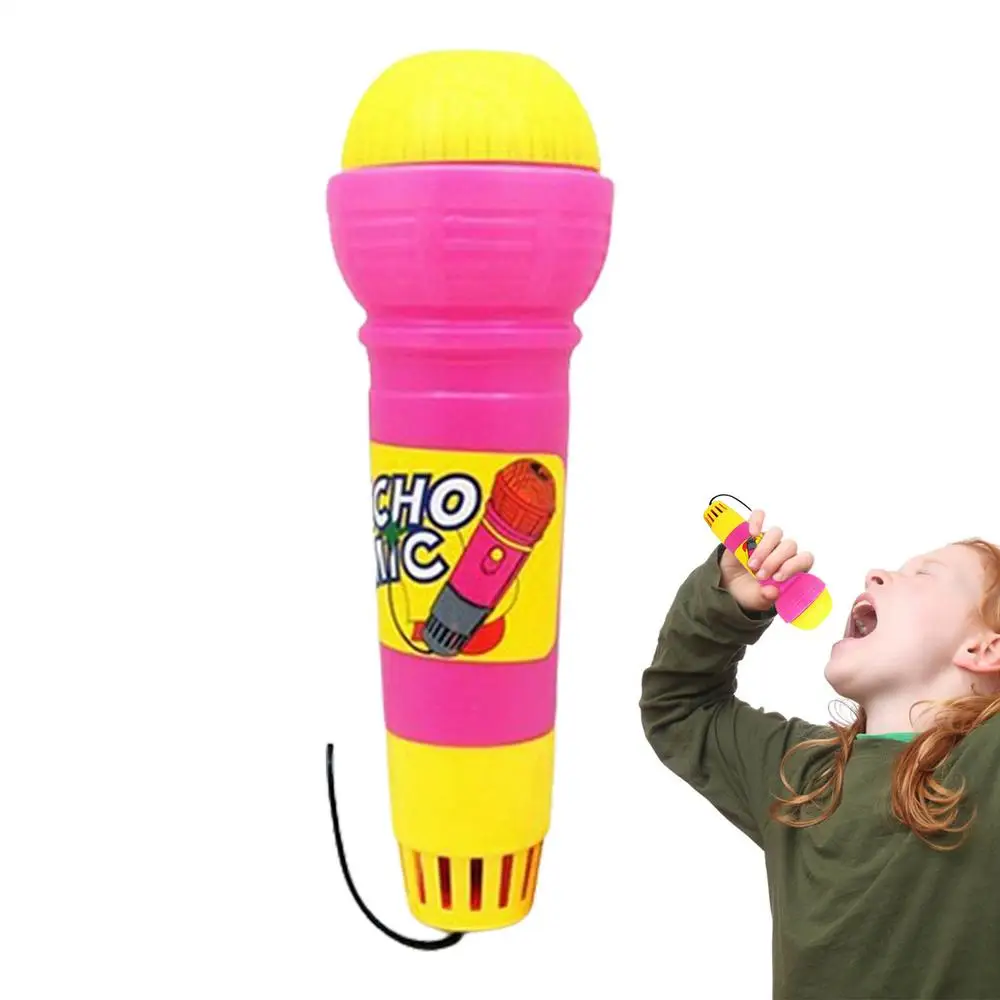 Stimmewechselndes Mikrofon-Spielzeug, Echo-Mikrofon-Spielzeug, batterielos, magisches Karaoke-Mikrofon-Spielzeug, Kleinkinder, Sprachverstärkung, Rollenspielzeug – Detail 6