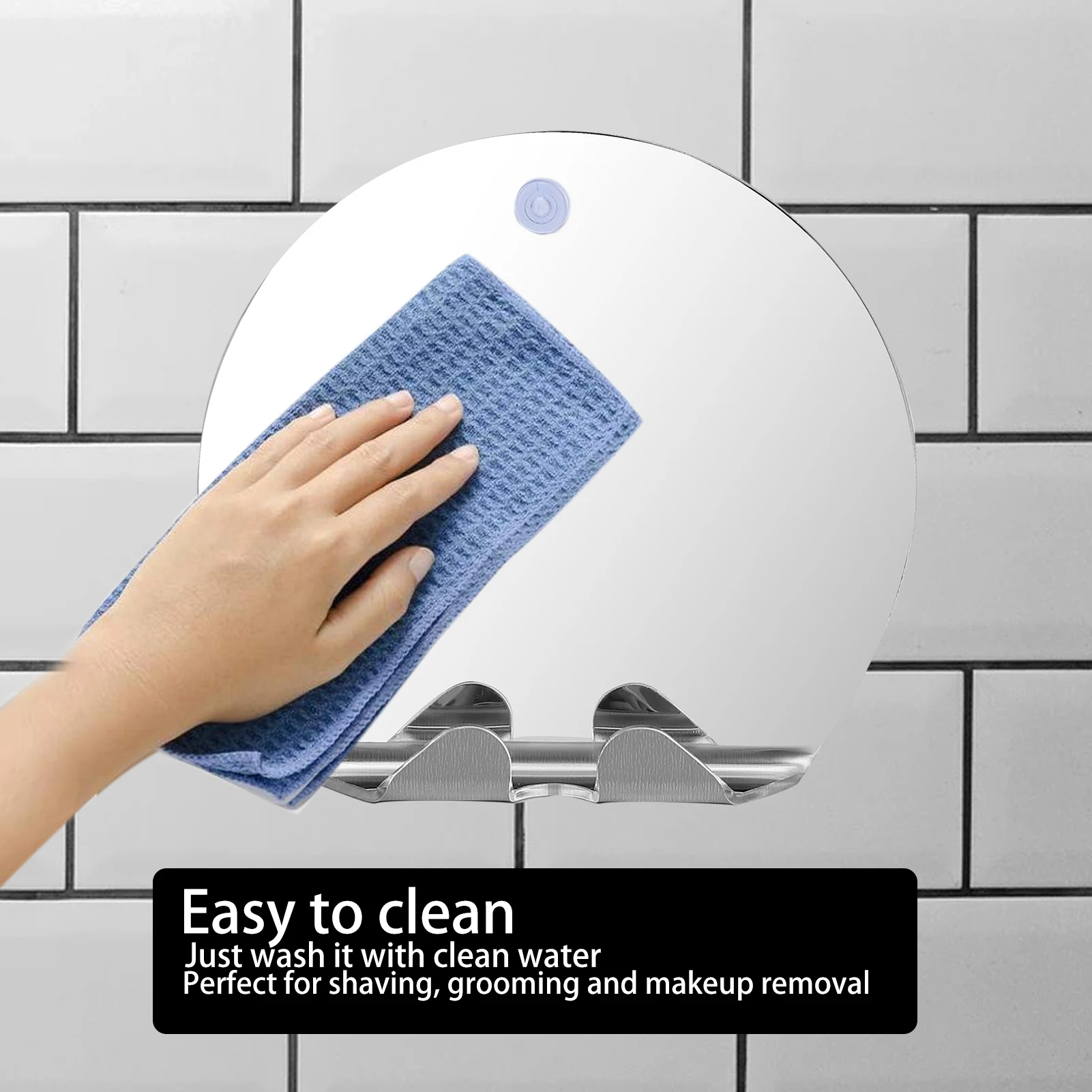Makeup Mirror Anti Fog for Shower Shaving