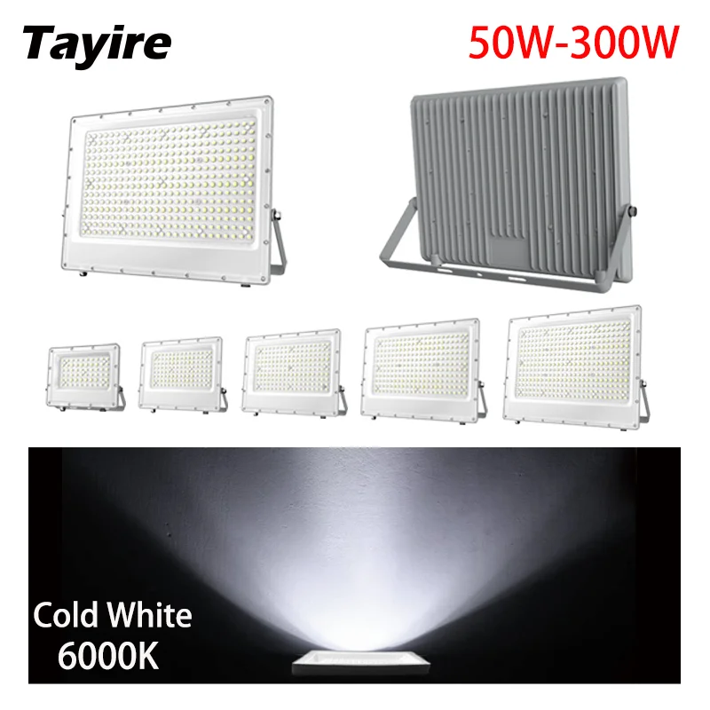 50W LED Flood Light 50W 100W 150W 200W 300W Garden Outdoor IP65 Waterproof Reflector Spotlight Street Light Wall Lamp Lighting hb st c69 1pcs external heat electric soldering iron tip 80w 100w 150w 200w 300w welding tip head lead free soldering iron tips