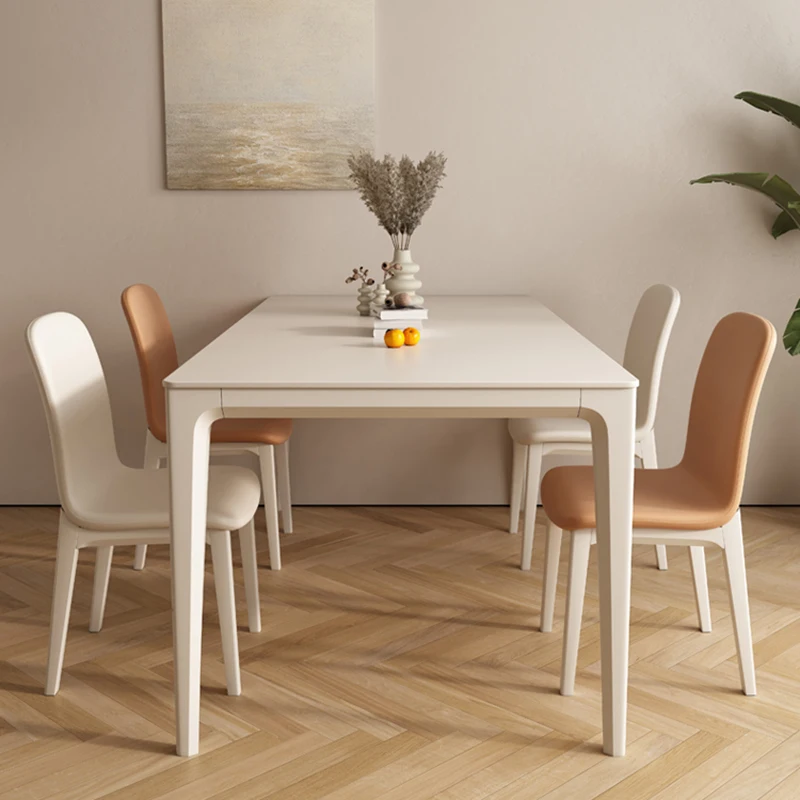 

Mobile Armchair Dining Table Set Nordic Design Living Room Dining Room Sets Modern Foldable Set Sala Da Pranzo Furniture DWH