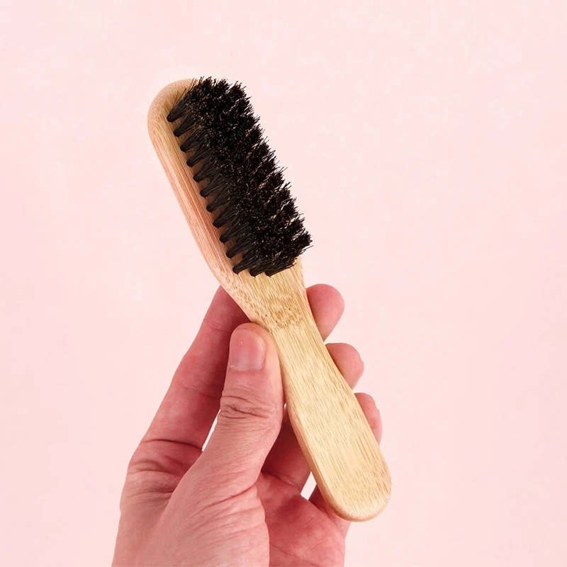 Premium Boar Bristle Hair Brush - Unisex Fragrance-Free Styling Brush