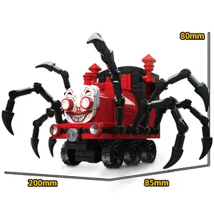 MOC-Blocos de Construção e Figuras para Crianças, Tijolos, Brinquedo, Trem,  Aranha, Choo-Choo, Claude, Ônibus, Comedor, Horrores, Monstro, Presentes de  Aniversário - AliExpress