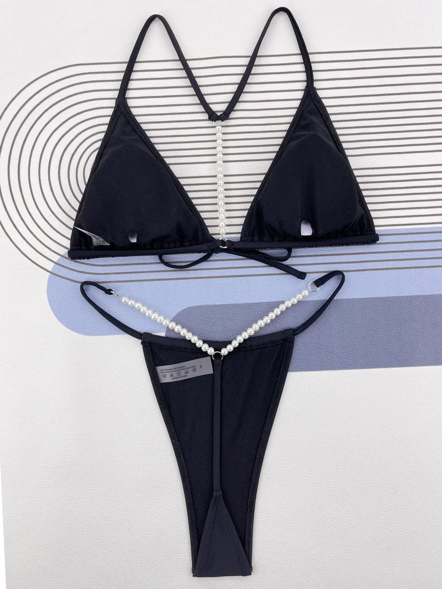 Costume Da Bagno Tanga Micro Bikini G-string Thong slim sling Swimwear Swimsuit. | UK