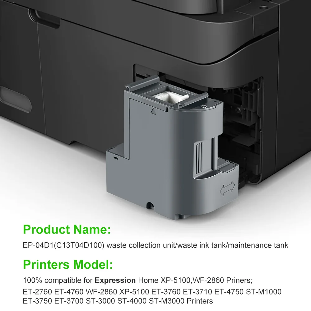 Mini Imprimante Spaceink T04D1 T04D100 Ink Maintenance Box For ET-15000 ET-3750 ET-3760 Epson Ink
