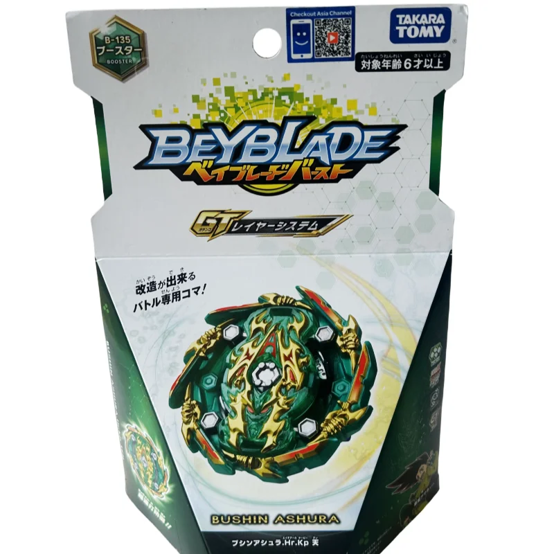 

Original Takara Tomy Beyblade Burst B-135 Booster GT Bushin Ashura.Hr.Kp Ten New in Box