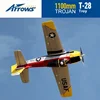 Blue Arrow 1100mm Single Engine Jet T-28 Fixed Wing Assembled Fighter Model Simulation Outdoor Remote Control Toy 4