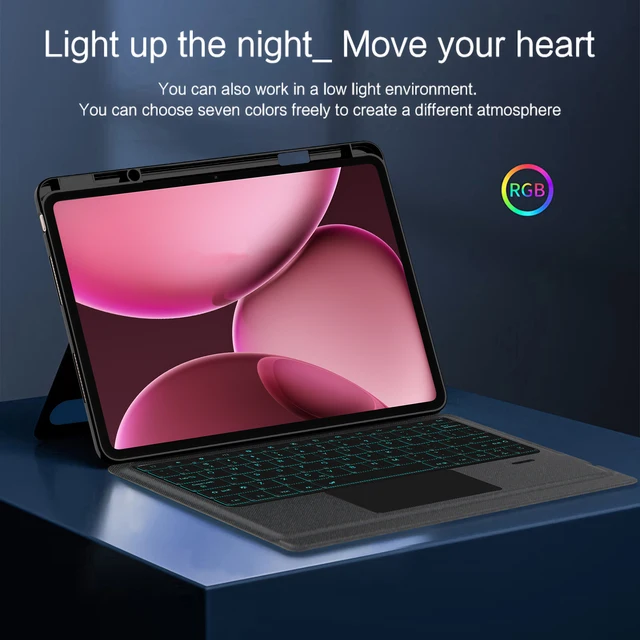 ク*ハ様 OPPO Pad 4 Pro + スマートキーボード + スタイラスペ Detachable Magic Keyboard Case For OPPO Pad 4 PRO 2025 Cover