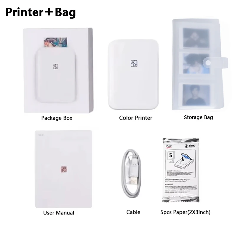 HPRT MT53 طابعة صور ملونة طابعة صغيرة محمولة بلوتو...