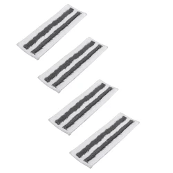 Premium Microfibre Replacement Mop Heads - Steam Cleaner Accessories & Spare Parts (4PC)