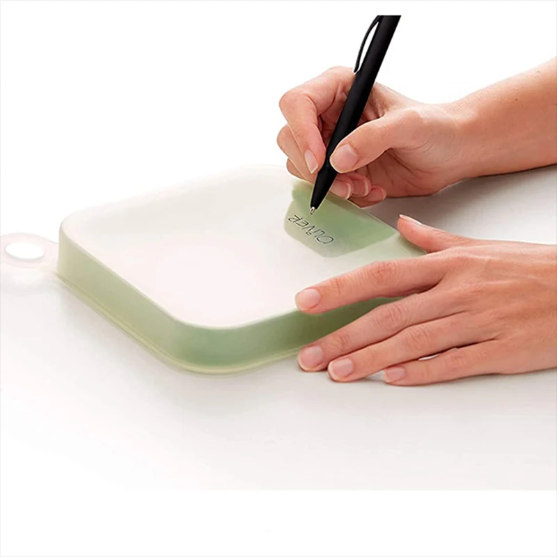 Description Picture 4 of itemSilicone Food Container Sandwich Toast Box Kids School Breakfast Lunch Bento Box Office Worker Food Grade