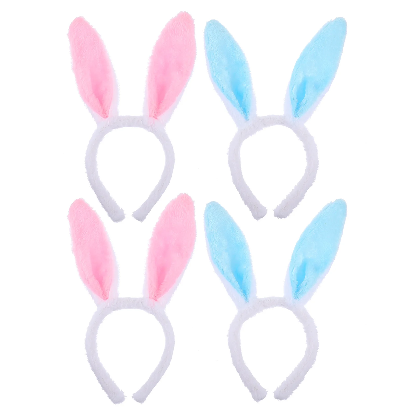 

4pcs Decorative Bunny Ear Hairband Kid Decor Rabbit Ear Headband for Easter