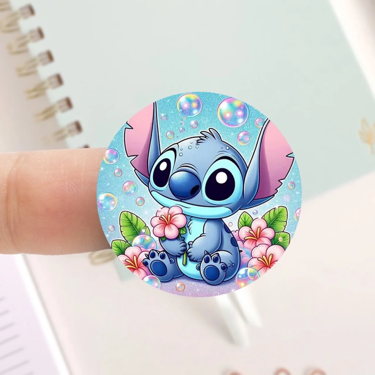 500 sheets/roll Stitch Stickers Cute Stickers Cartoon Graffiti Stickers Children Stickers Car Decoration Stickers Scene Dress Up - 4