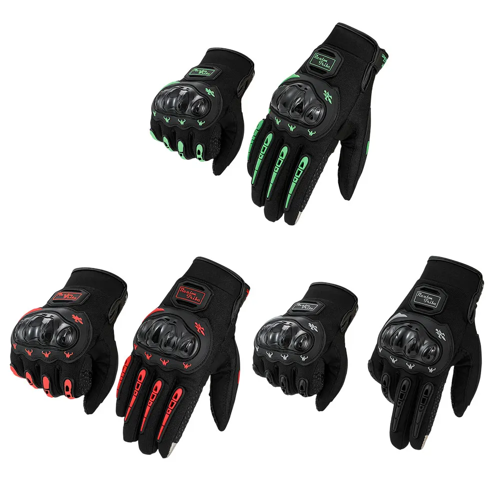 오토바이 장갑 미끄럼 방지 레이싱 장갑 통기성 라이딩 장갑 운전용 모토크로스 사이클링 BMX ATV 로드 레이싱용