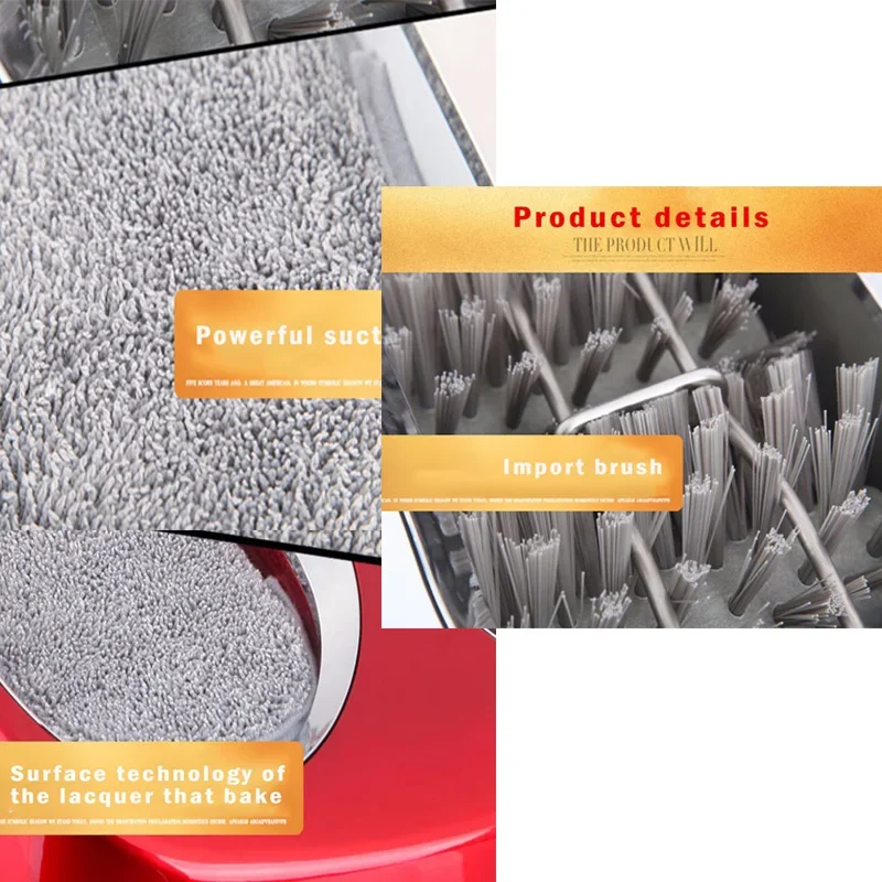 220V Intelligent Shoe Polishing Equipment Polish Cleaner Shoe Sole Cleaning Machine Instead of Shoe Covers Machine 6