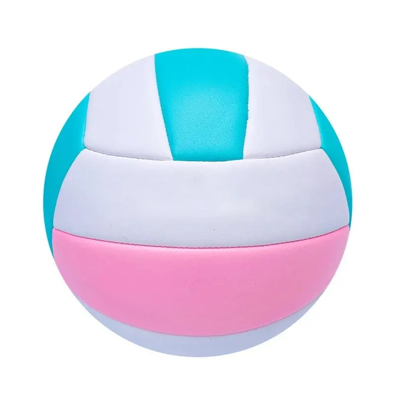Standard Volleyball Indoor And Outdoor School Youth Soft Leather Training Competition No.5 Ball Customization