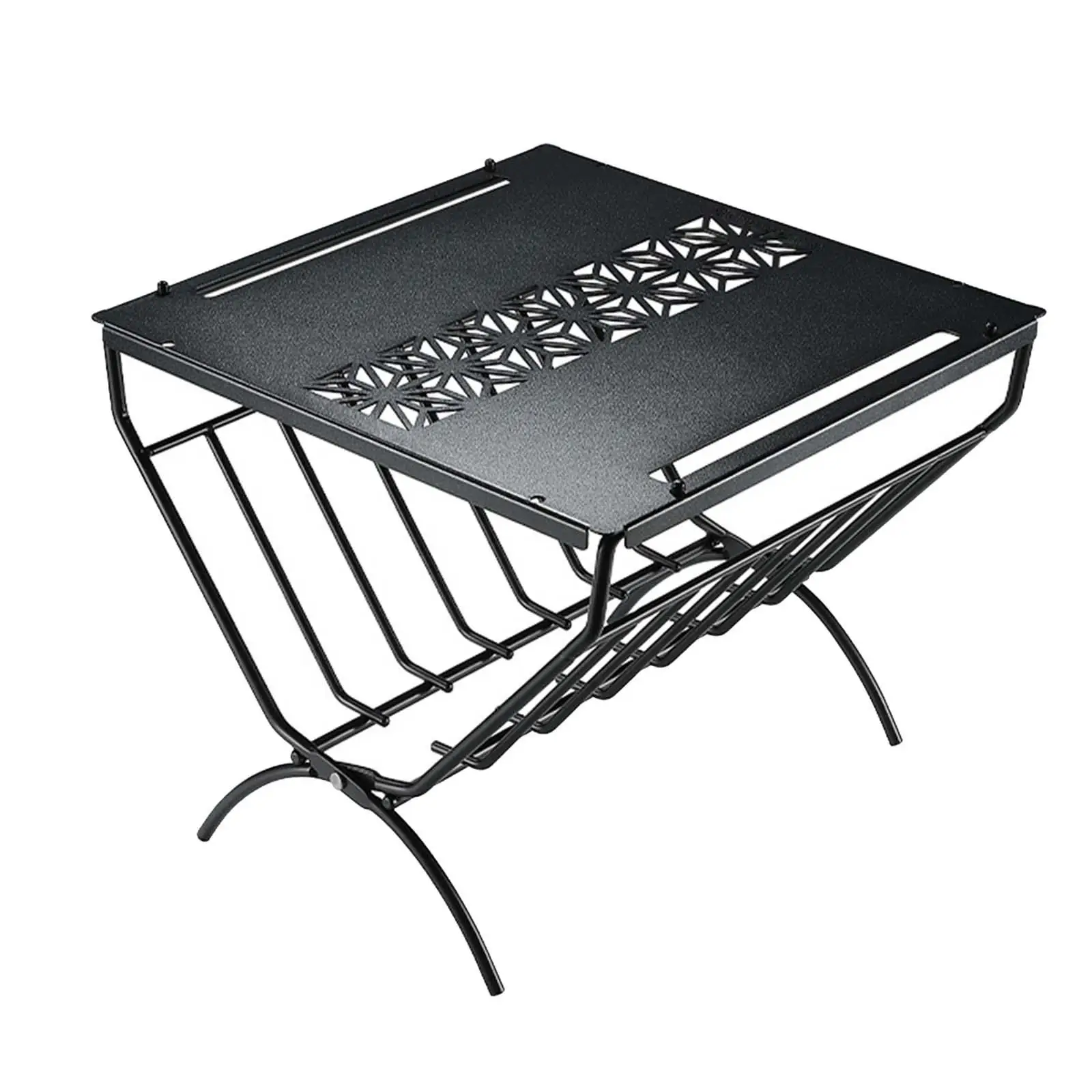 

Firewood Rack Indoor Desk Folded Heavy Duty Wood Holders Log Rack Log Holder