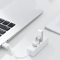 Hub USB 2.0 Multi Expander Hub USB Splitter Power Adapter High Speed 4 Port In One for PC Computer Accessories 3