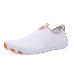 Men's Quick - Dry Barefoot Water Sports Shoes for Beach and Hiking Activities (WHITE)