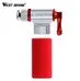 Compact Aluminum Alloy Bicycle CO2 Tire Inflator with Schrader and Presta Adapter (0711061 Silver)
