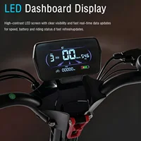 Trottinette électrique JUICEASE C67Lite, batterie haute capacité 48V13.5Ah, moteur puissant, autonomie de 50 km, pneus larges de 10 pouces, tout-terrain, avec absorption des chocs. 7