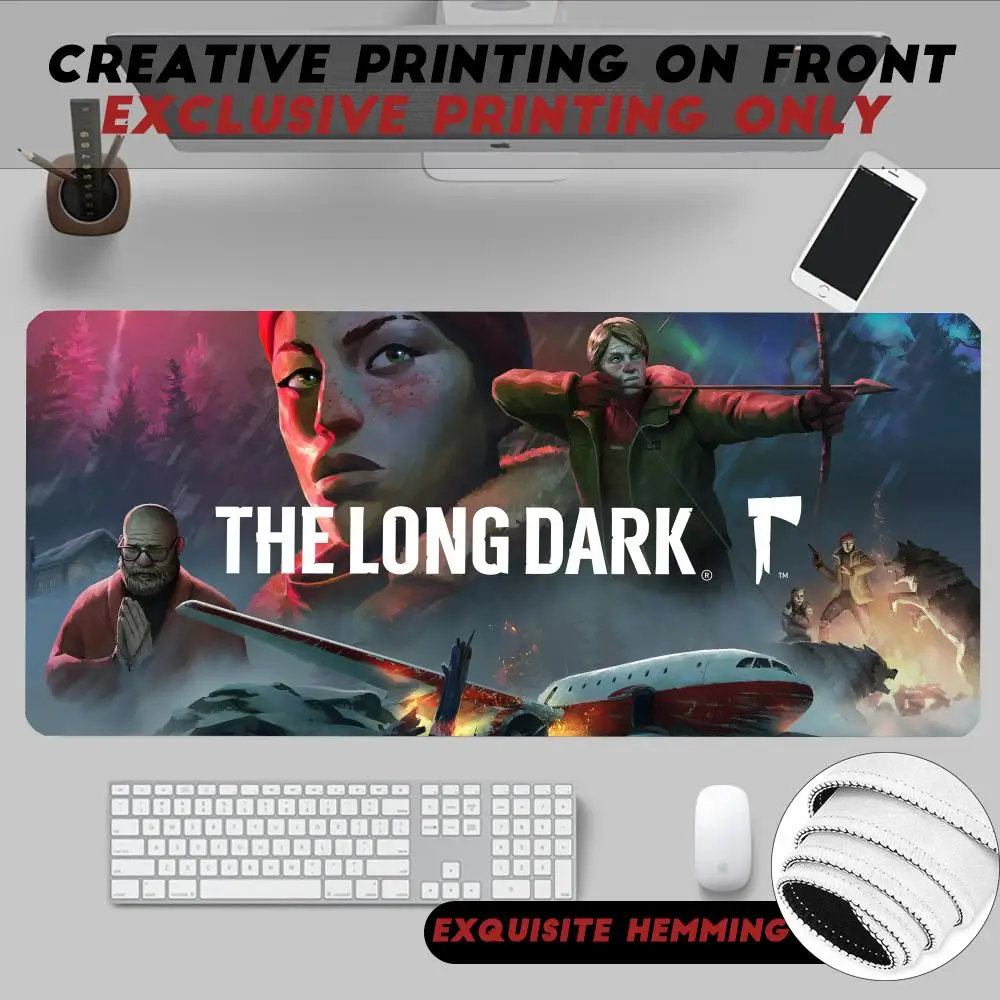 

Action Electronic Video Game The Long Dark Mouse Pad Non-Slip Rubber Edge locking mousepads Game play mats for notebook PC compu