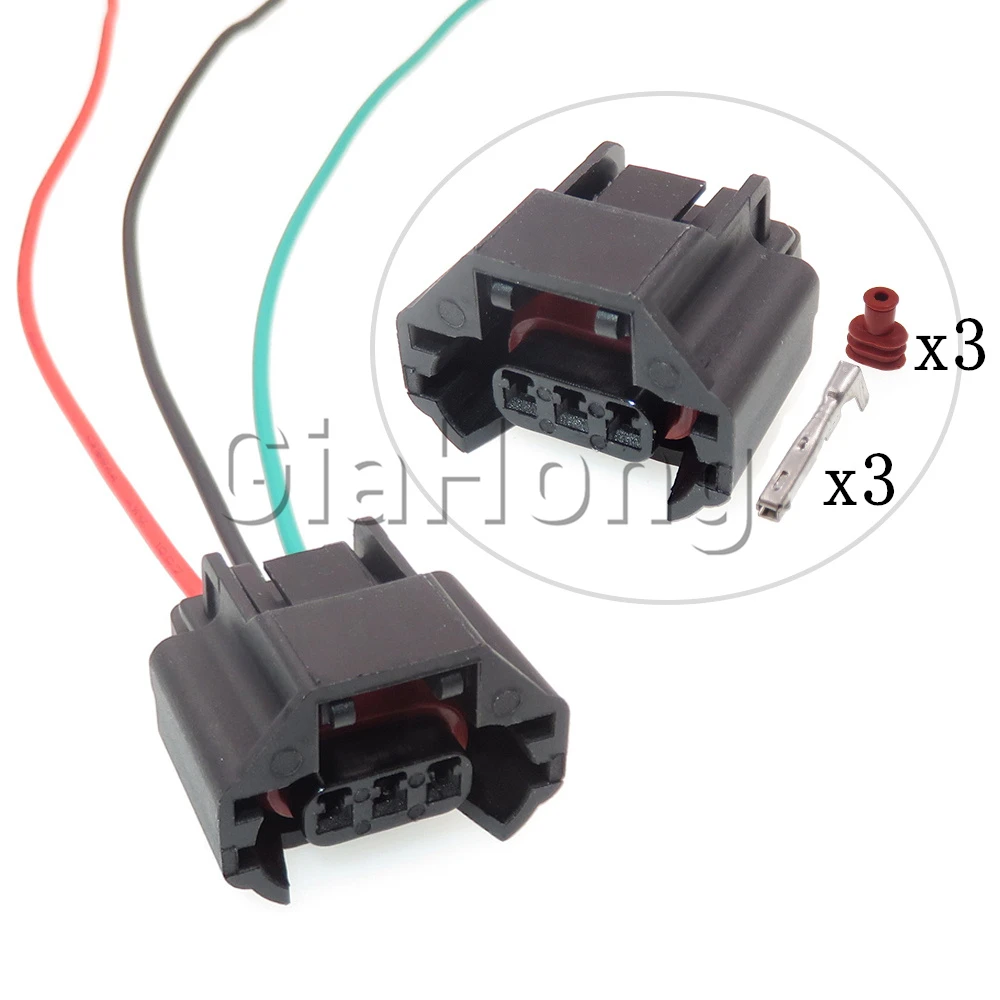 

1 Set 3 Ways Starter 7223-6536-30 Air Conditioning Pressure Switch Plug Car Front Camshaft Sensor Connector For TEANA HYUNDAI