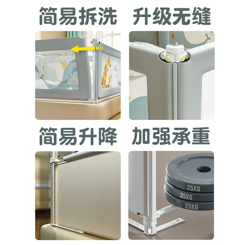 Baby Crib Fences Baby Child Fences Protective Railings Anti Drop Bed Barriers Guardrails