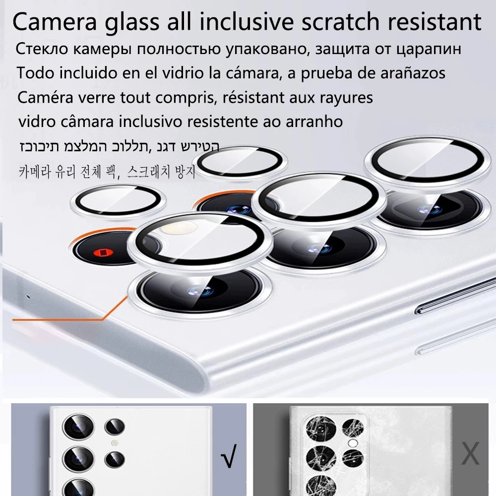 Luxury Wireless Magnetic Clear Acrylic Case with Full Back and Camera Lens Protection