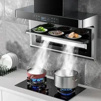 Home kitchen Large suction top side double suction range hood 7-shaped large air volume Range Hoods 1