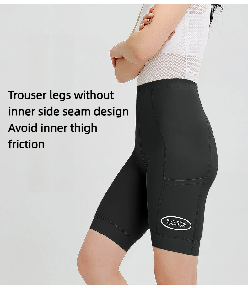Description Picture 6 of itemINBIKE Women's High Waist Cycling Shorts Padded Biking Pants With Pockets For Comfort Bicycle Tights For Biking Outdoor Sports